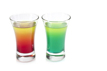 two cocktails