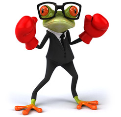 Plakat Business frog