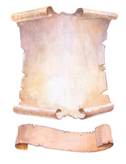 old paper and ribbon