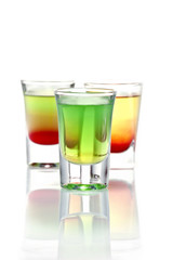 three cocktails