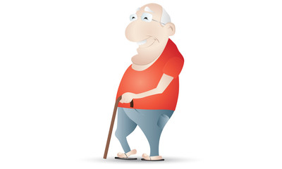 Fototapeta premium Old man