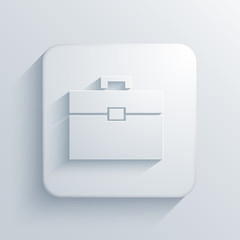 Vector light square icon. Eps10