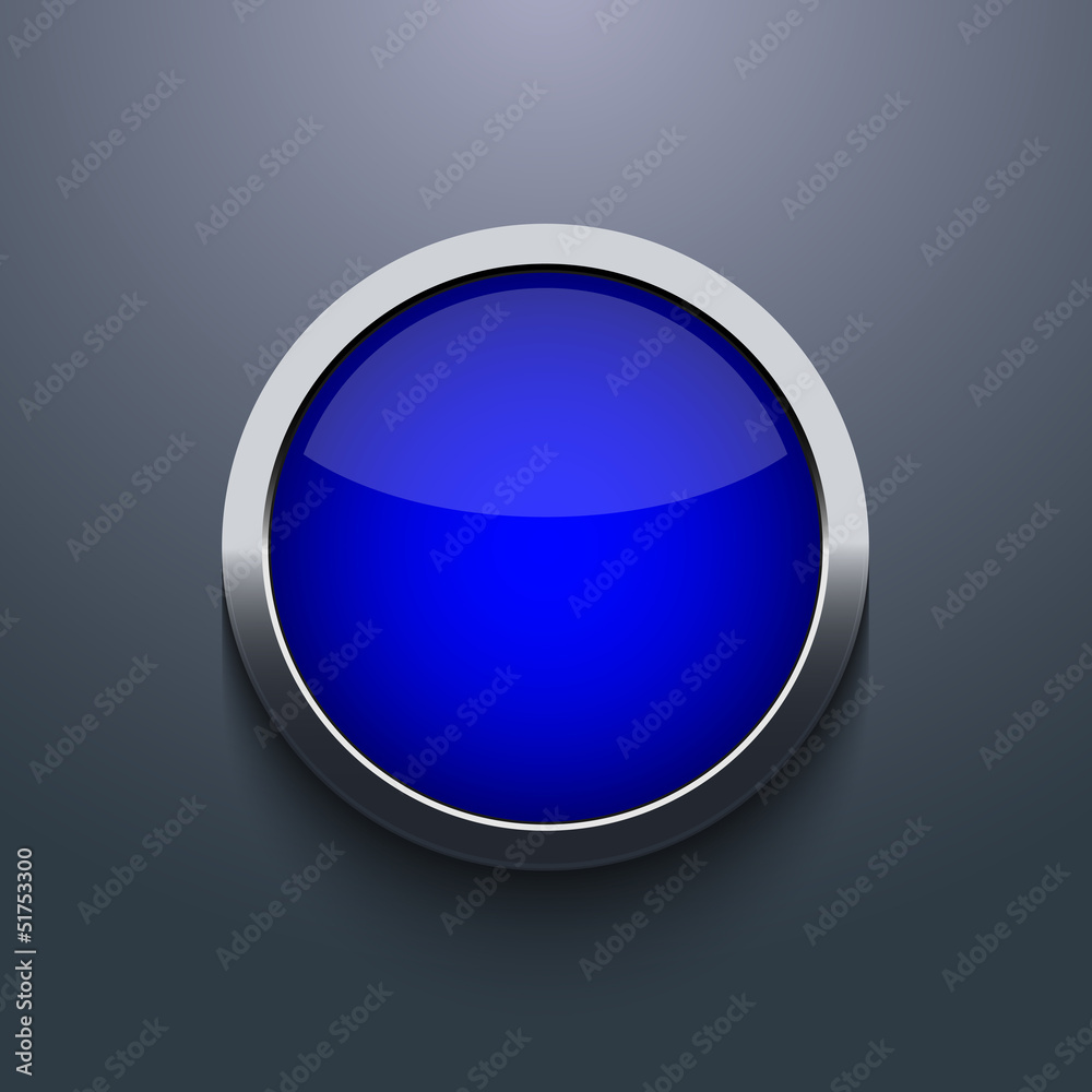 Wall mural vector web button design on gray background. eps10
