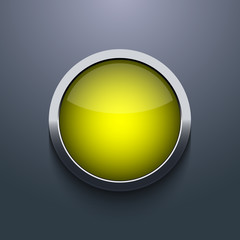 Vector web button design on gray background. Eps10