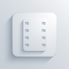 Vector light square icon. Eps10