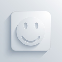 Vector light square icon. Eps10