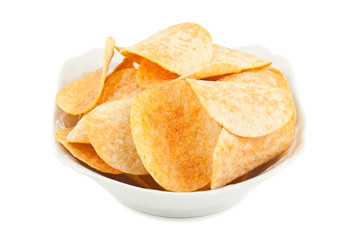 potato chips on the plate