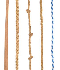 collection of various ropes