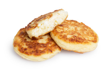 Obraz na płótnie Canvas delicious traditional cheese pancakes