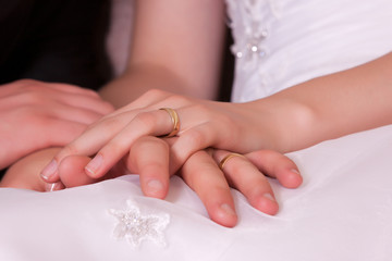 Fototapeta premium Wedding rings 1