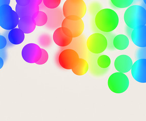 Rainbow Bokeh Background