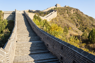Fototapeta na wymiar Great Wall in the mountain