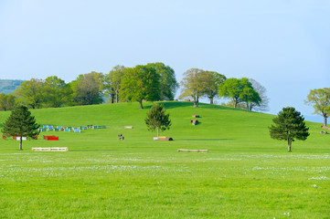 Pratoni del Vivaro panoramic view, Italy