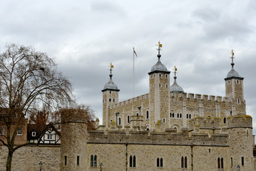 Fototapeta na wymiar Tower of London od Tamizy