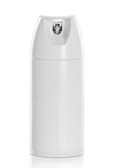 white spray can