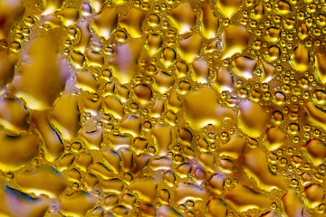 Waterdrops Gold Magenta II