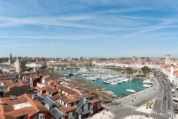 Obraz premium La Rochelle vue d'en haut