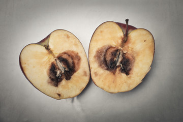 rotten apple