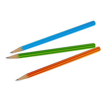 Three pencil