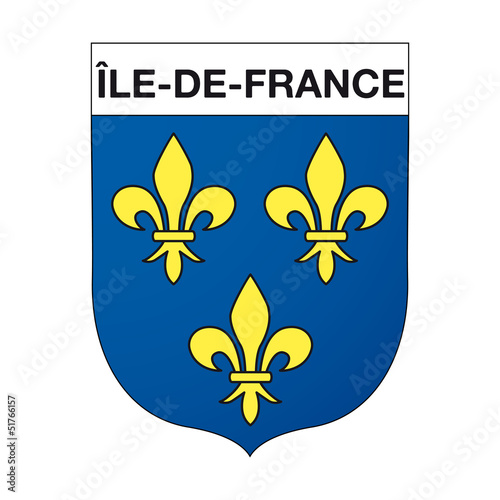 "Blason Ile de France" fichier vectoriel libre de droits sur la banque