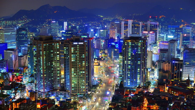 Seoul, South Korea Time Lapse