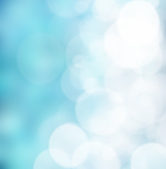 Bright colorful sun and sea bokeh background