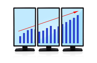 panels with chart