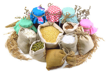 Composition of funny bags and jars