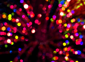 Abstract bokeh background in red tones