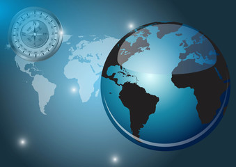 Map of the world vector