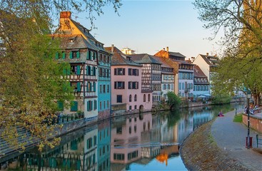 Fototapeta na wymiar Strasbourg Petite France.