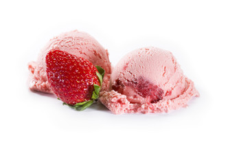 Strawberry ice cream
