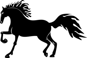 Fototapeta premium Black horse