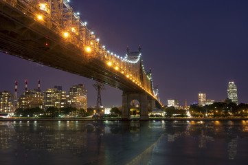 Fototapeta na wymiar Nowy Jork nocą - Midtown Manhattan