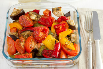 vegetables in dish