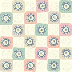 childish seamless abstract pattern