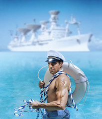 Sexy sailor guy - 51783566
