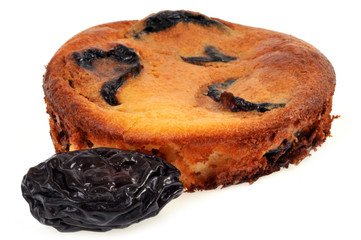 Petit far breton et un pruneau