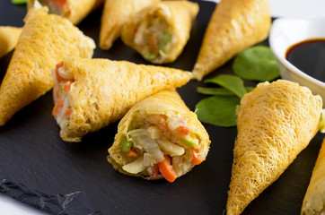 Cônes farcis légumes