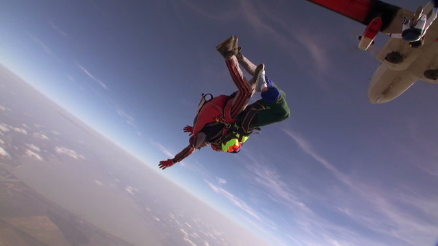 Skydiving photo. Tandem.