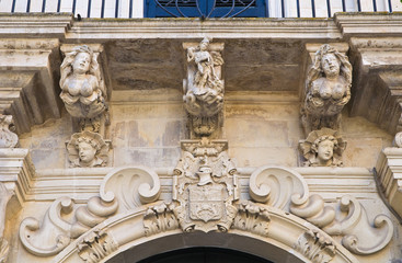 Fototapeta premium Marrese Palace. Lecce. Puglia. Italy.