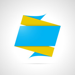 trendy origami background