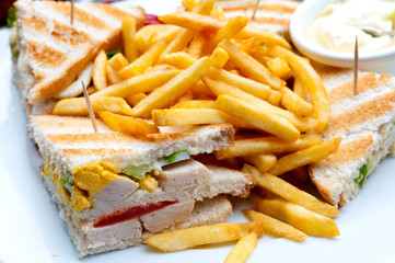Sandwich with chicken
