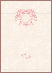 Wedding invitation card