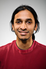 Young Indian Ethnic Man Happy Expression Portrait