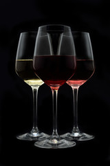 Red cherry and white wine