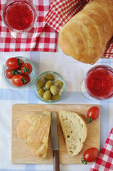 Italienischer Mittagstisch - Table Setting
