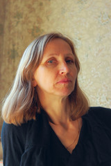 Fototapeta premium Portrait of a sad woman