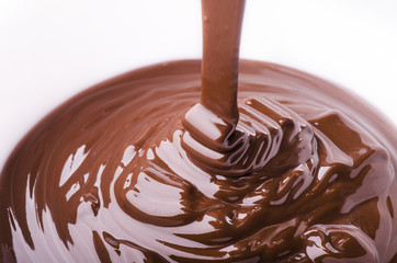 cioccolato fondente fuso