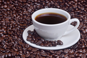 A cup of Black coffee